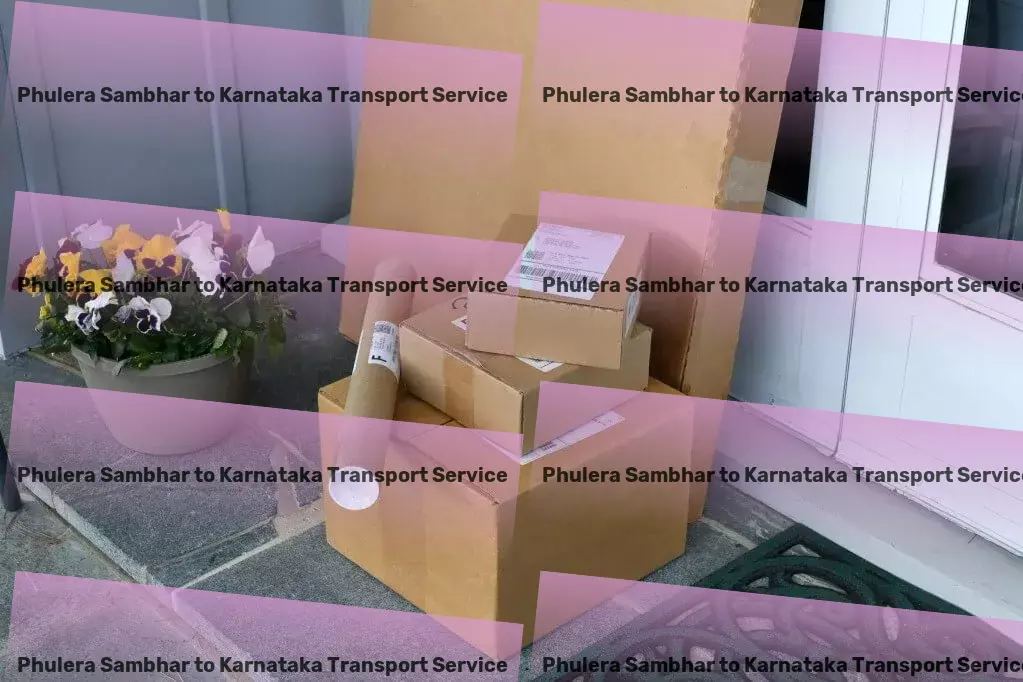 Phulera Sambhar to Karnataka Transport Where speed meets accuracy in logistics! - Large-scale cargo logistics