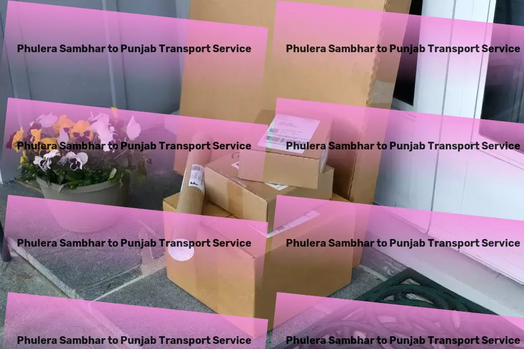 Phulera Sambhar to Punjab Transport Citywide package shipping