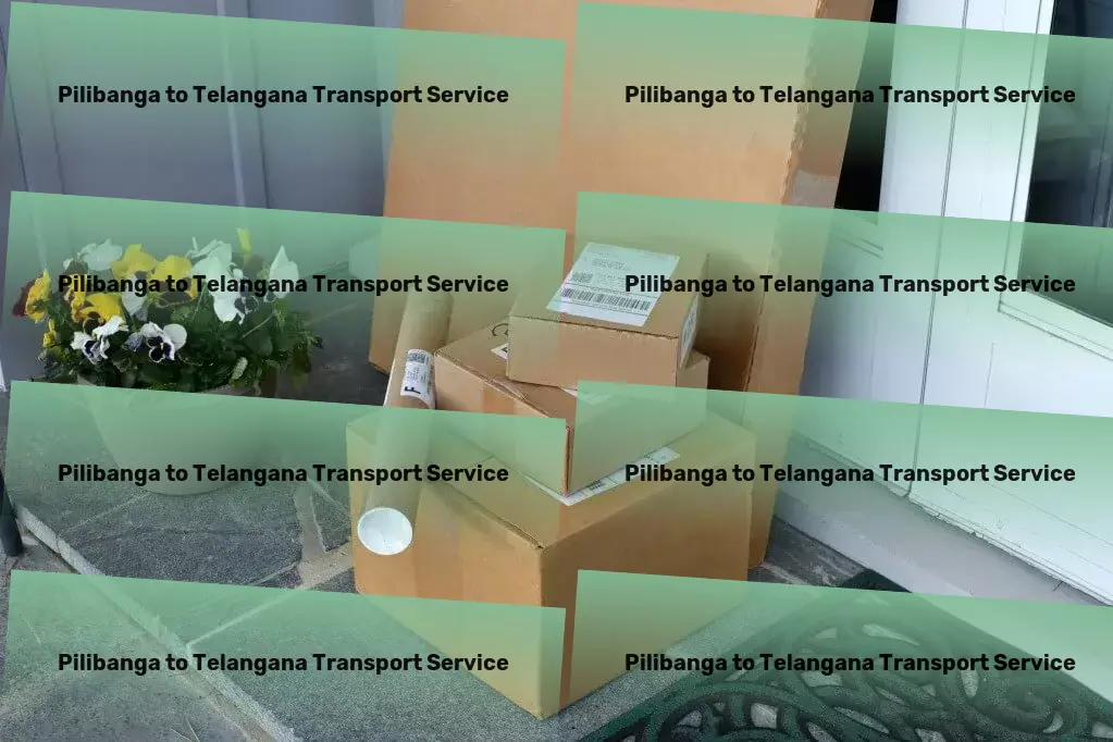 Pilibanga to Telangana Transport Multi-regional cargo delivery