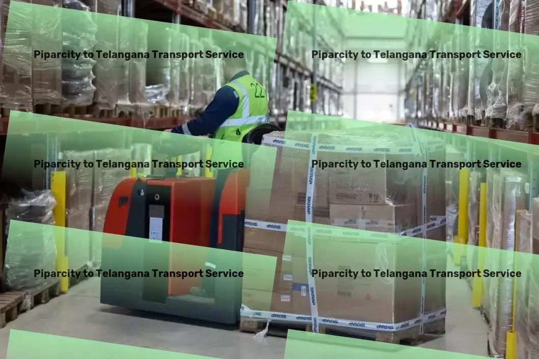 Piparcity to Telangana Transport Rapid cargo solutions