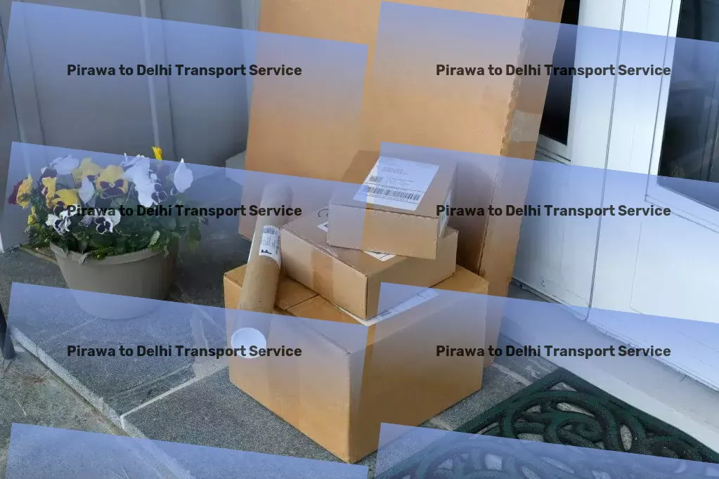 Pirawa to Delhi Transport Package delivery operations