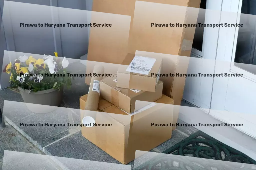 Pirawa to Haryana Transport Integrated cargo services