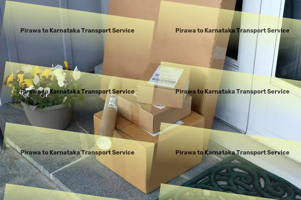 Pirawa to Karnataka Transport Large item logistics