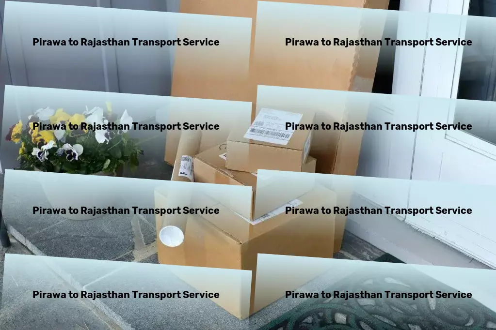 Pirawa to Rajasthan Transport Furniture moving services