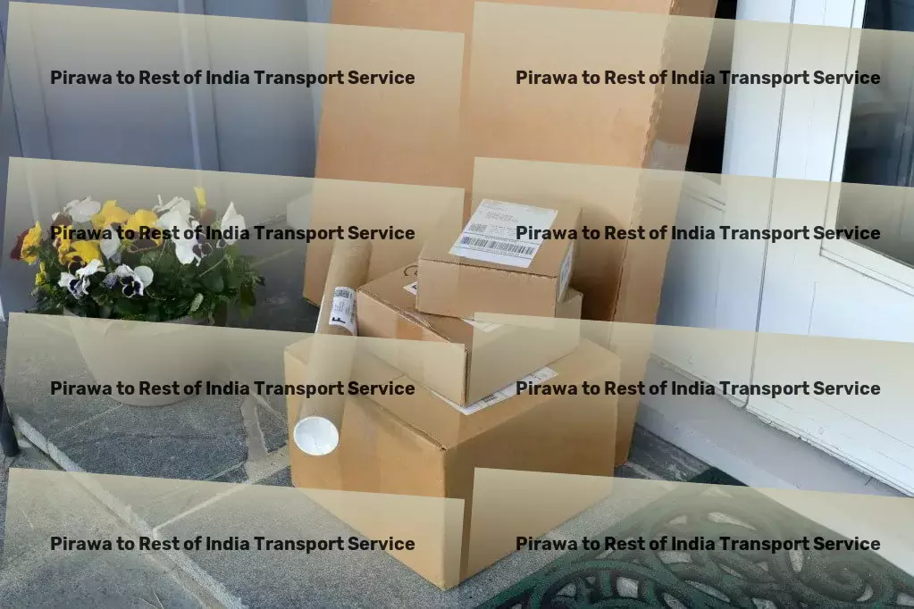 Pirawa to Rest Of India Transport Fast freight operations