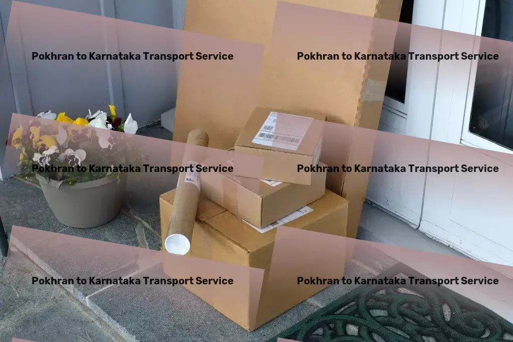 Pokhran to Karnataka Transport Maximize efficiency with our tech-driven solutions! - Moving and relocation services