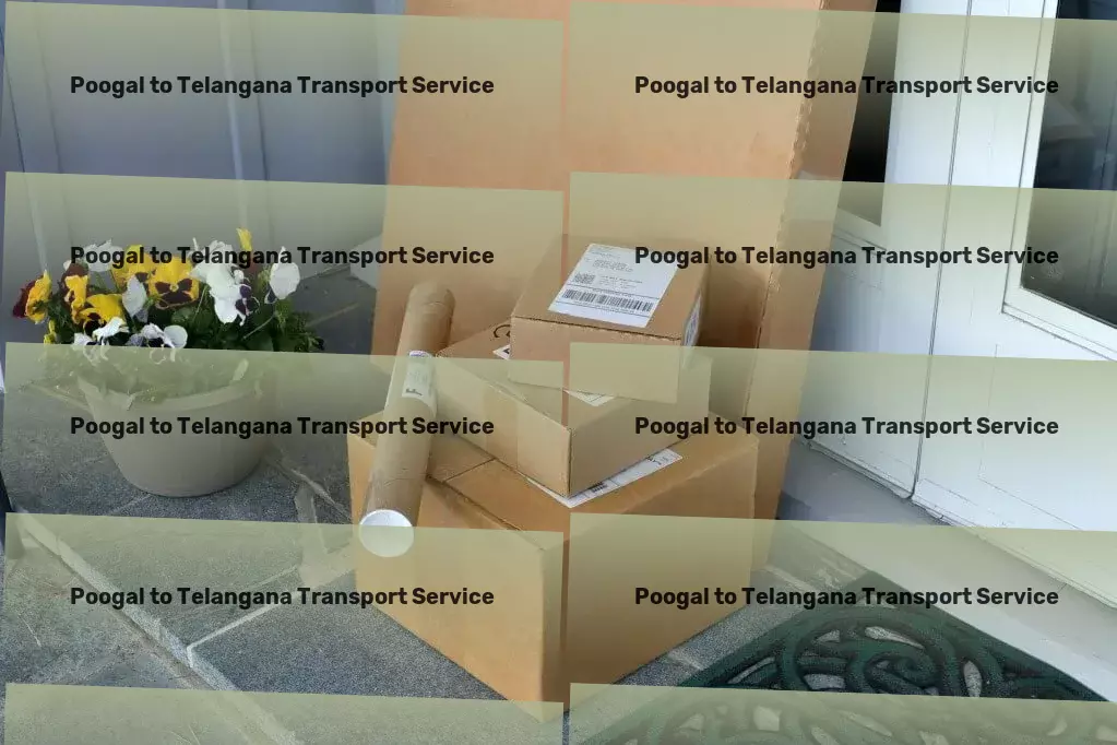 Poogal to Telangana Transport Achieve more with our smart technology at your disposal! - High-capacity freight logistics