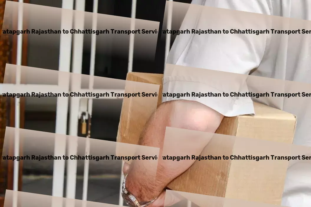 Pratapgarh Rajasthan to Chhattisgarh Transport Nationwide courier operations