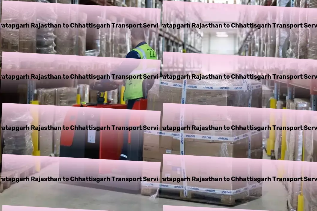 Pratapgarh Rajasthan to Chhattisgarh Transport Door-to-Door Cargo