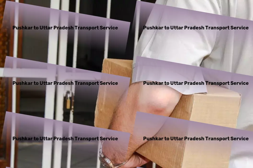 Pushkar to Uttar Pradesh Transport Express goods shipping