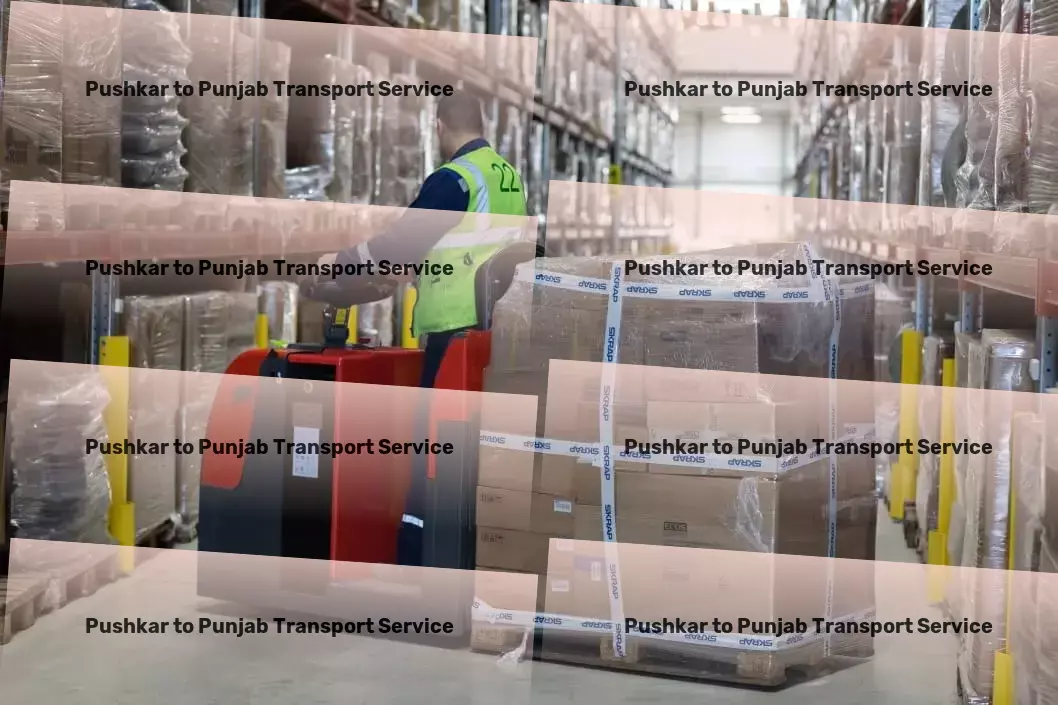 Pushkar to Punjab Transport Making the impossible possible with Indian logistics! - Cross-border freight services