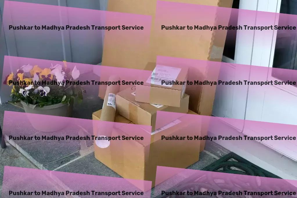 Pushkar to Madhya Pradesh Transport Fast freight solutions