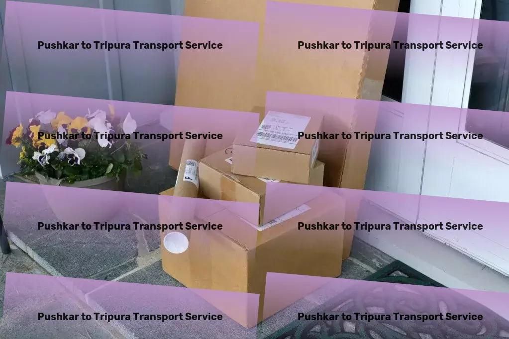 Pushkar to Tripura Transport Standard courier services