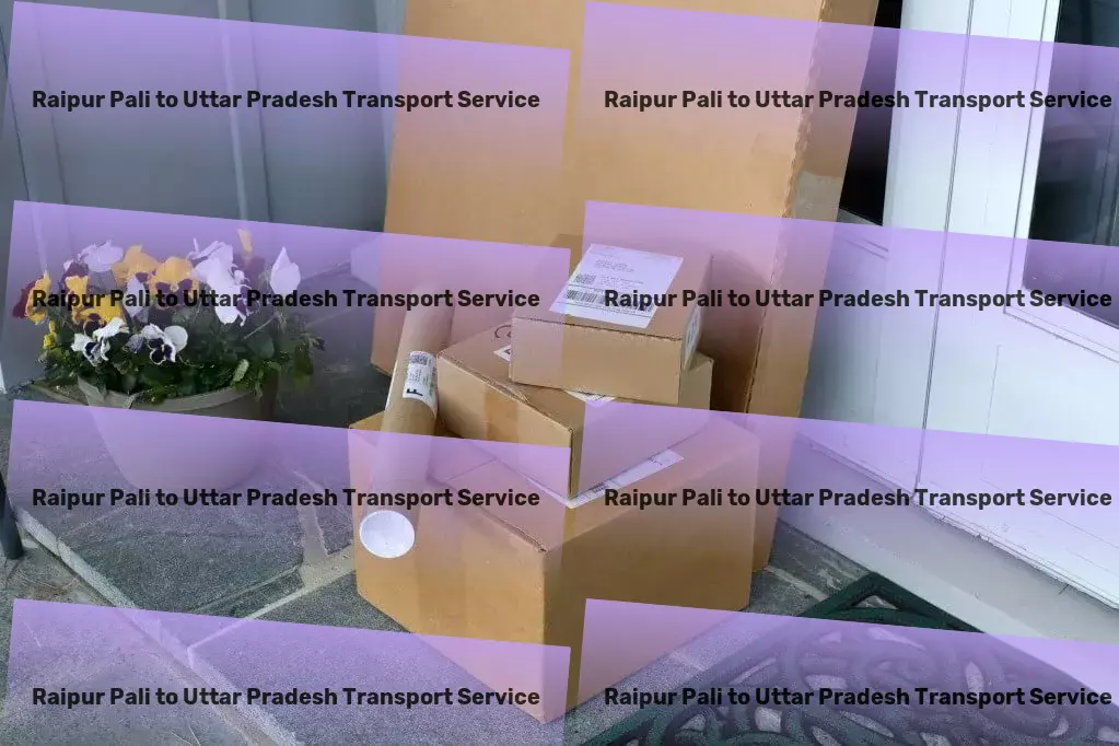 Raipur Pali to Uttar Pradesh Transport E-commerce cargo booking