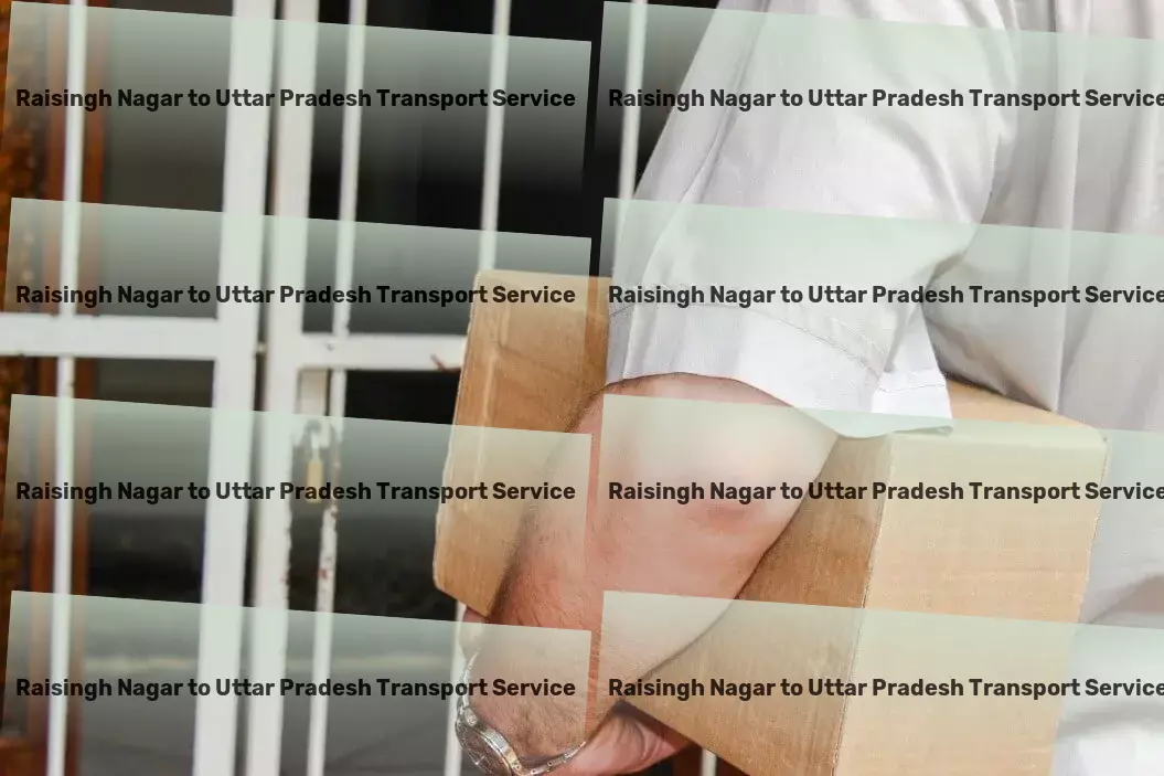 Raisingh Nagar to Uttar Pradesh Transport Comprehensive cargo transport