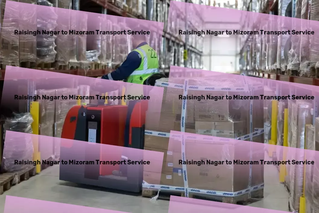 Raisingh Nagar to Mizoram Transport Nationwide cargo forwarding