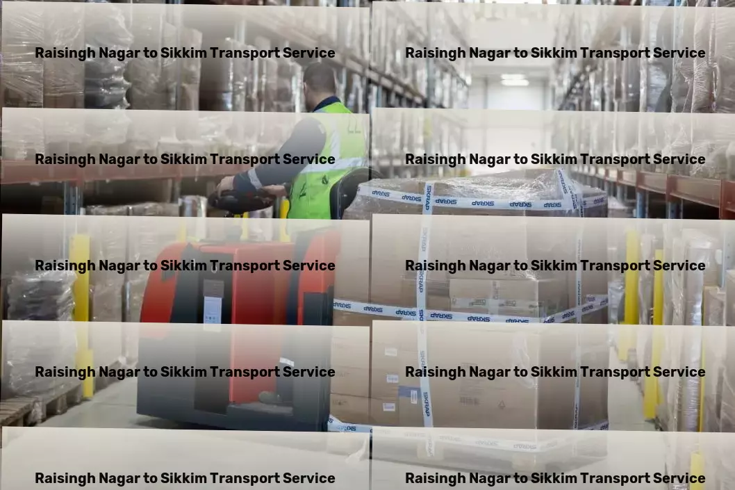 Raisingh Nagar to Sikkim Transport Direct cargo shipping