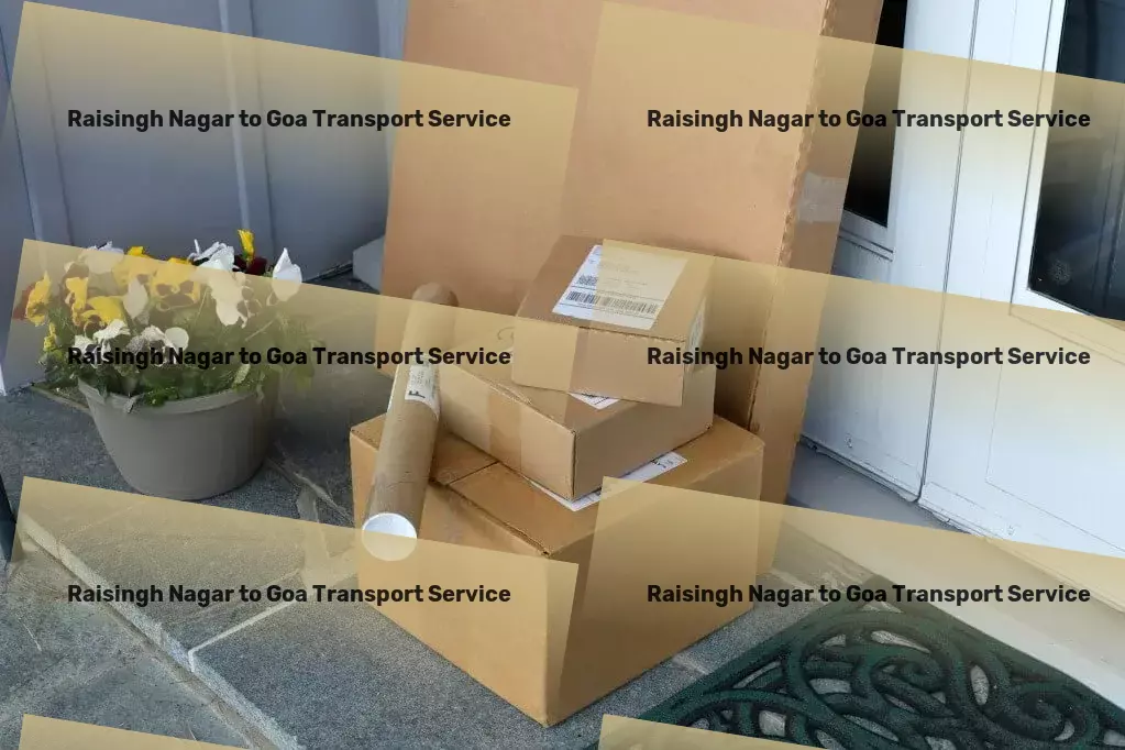 Raisingh Nagar to Goa Transport Efficient freight and shipment