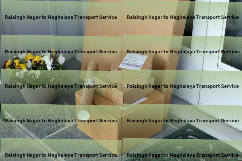 Raisingh Nagar to Meghalaya Transport Multi-city logistics coordination