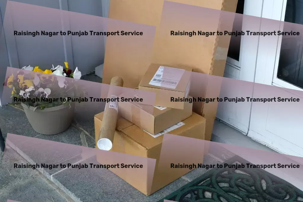 Raisingh Nagar to Punjab Transport National furniture transport