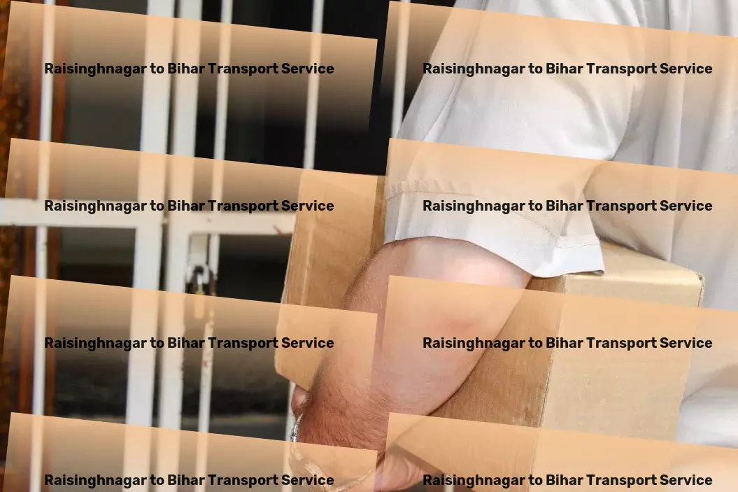 Raisinghnagar to Bihar Transport Innovate your supply chain in India with our solutions. - Rapid movers services