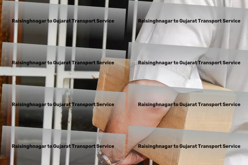 Raisinghnagar to Gujarat Transport Breathe easy with our trusted goods movement services in India! - Relocation transport services