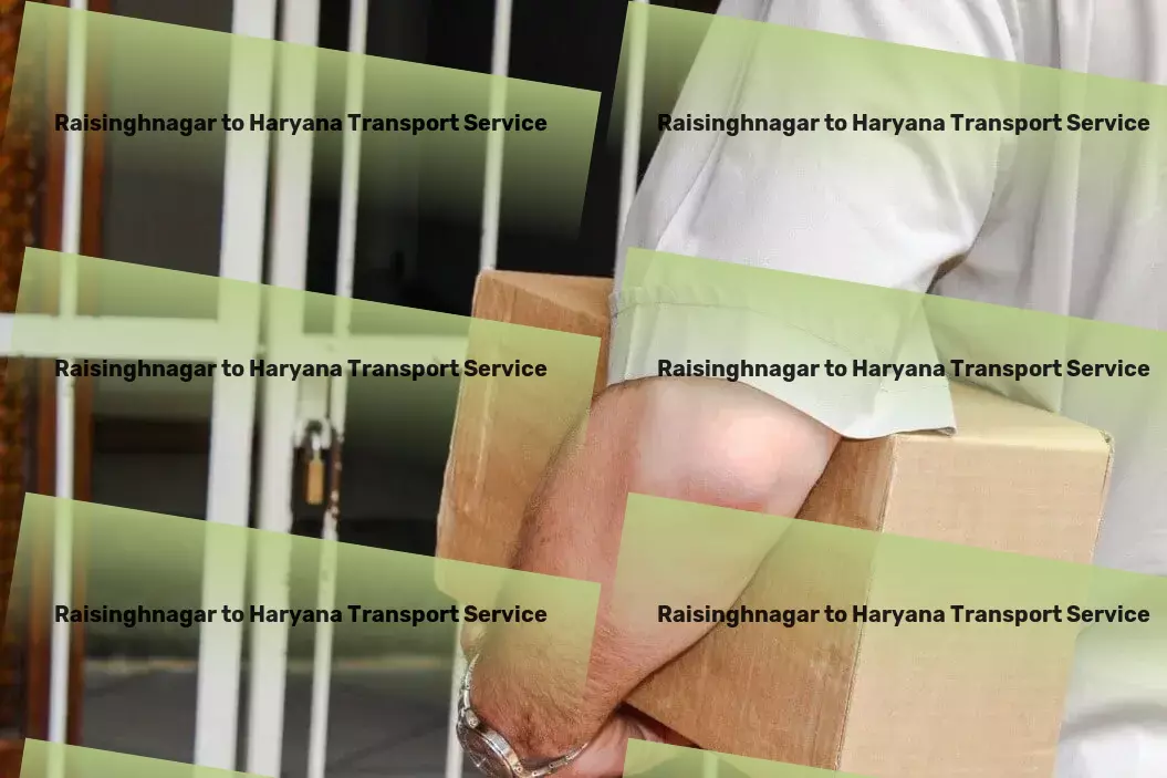 Raisinghnagar to Haryana Transport Effortless transportation solutions in India, now within reach! - Urban courier services