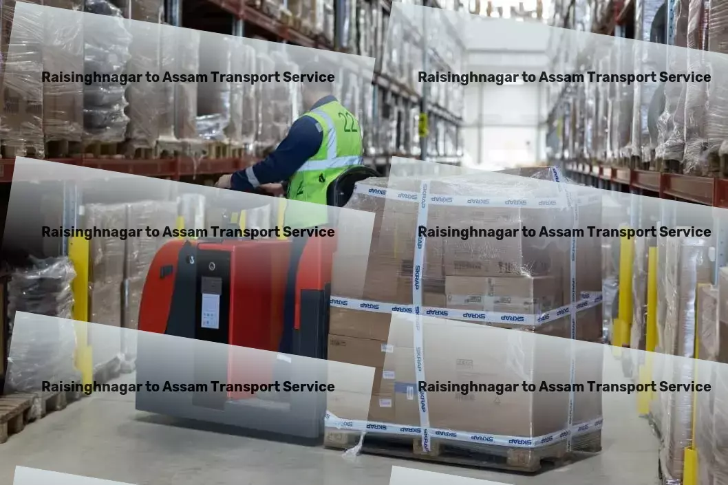 Raisinghnagar to Assam Transport Seamless deliveries, every time! - Cross-state courier services