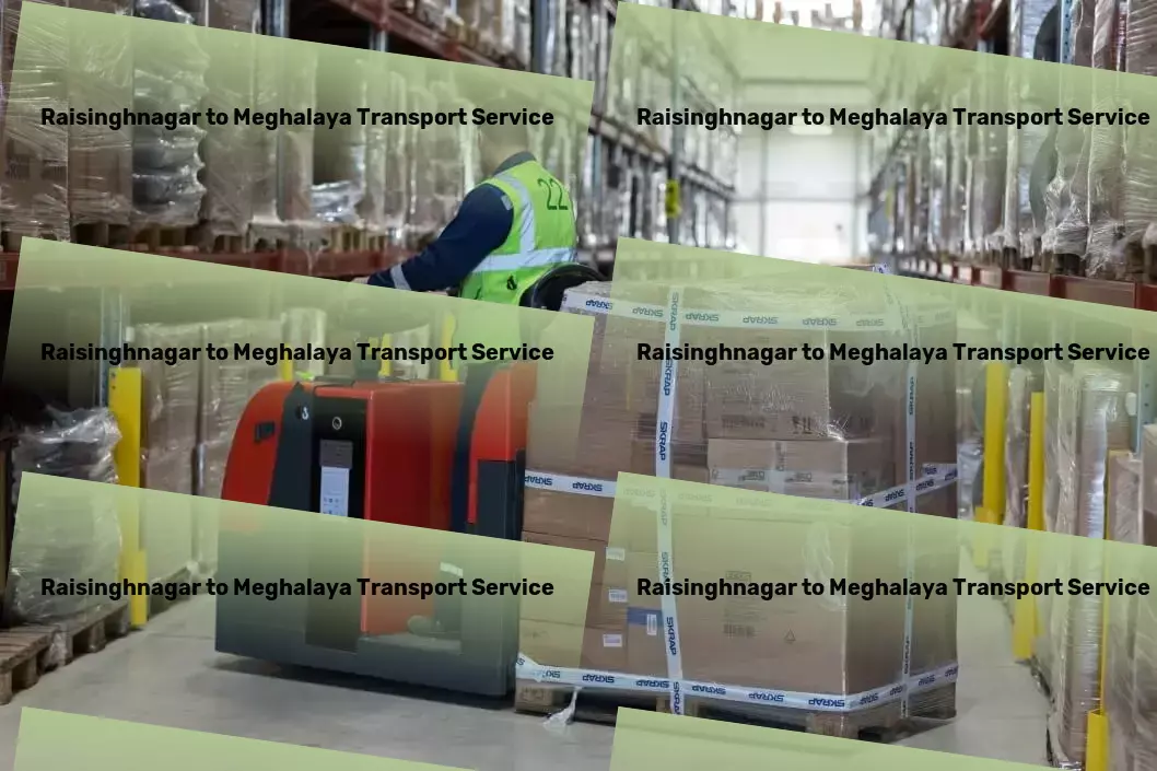 Raisinghnagar to Meghalaya Transport Door-to-door goods delivery