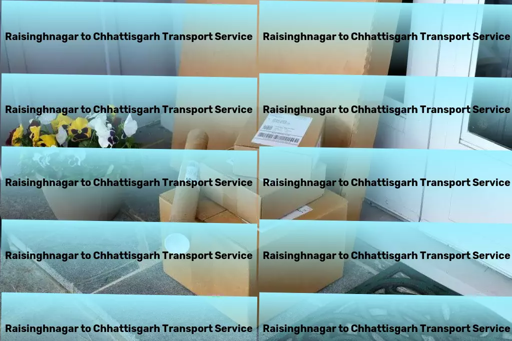 Raisinghnagar to Chhattisgarh Transport The art of transporting goods, perfected. - Multi-city logistics services