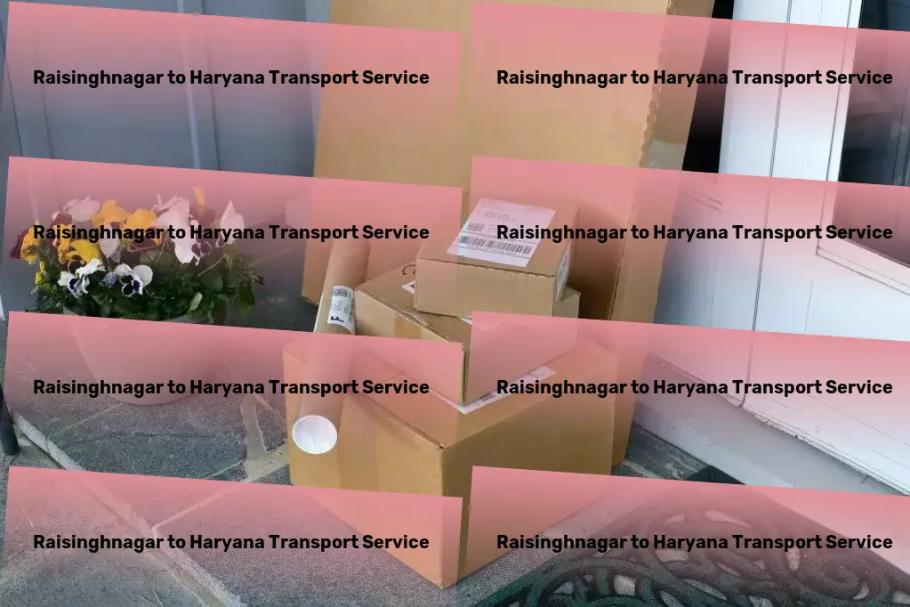 Raisinghnagar to Haryana Transport Go further with our expert transport services in India! - Rapid cargo solutions