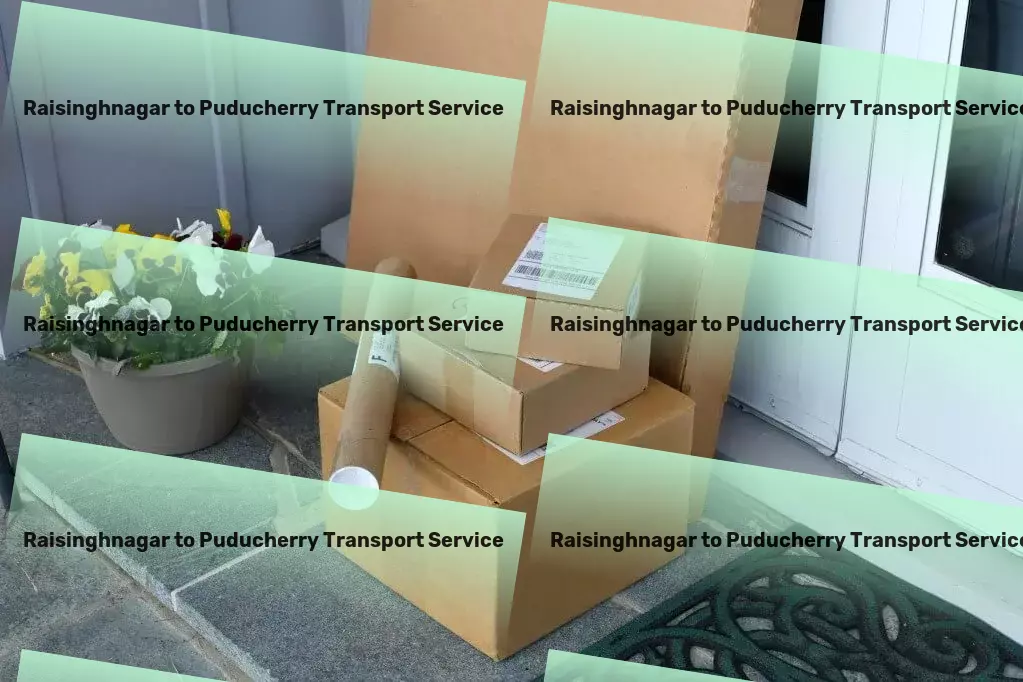 Raisinghnagar to Puducherry Transport From heavy loads to light parcels - we handle it all. - Express package delivery