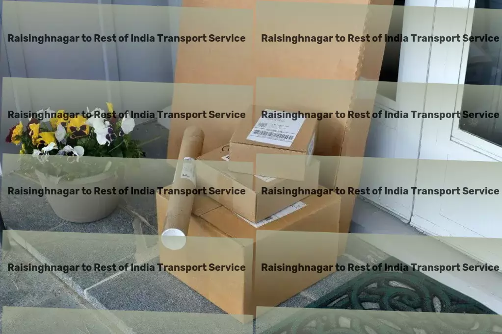 Raisinghnagar to Rest Of India Transport Where every mile matters: Premium transport services for India. - Full-scale parcel shipment