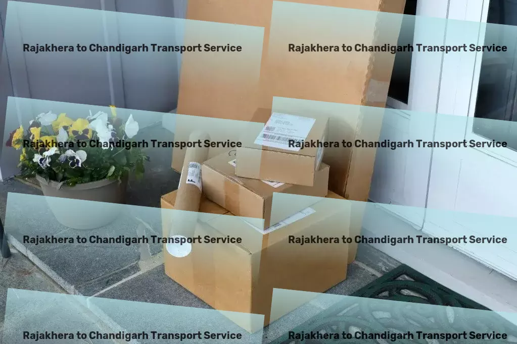 Rajakhera to Chandigarh Transport Dive into the digital age with our tech savvy advice! - Heavy cargo shipping