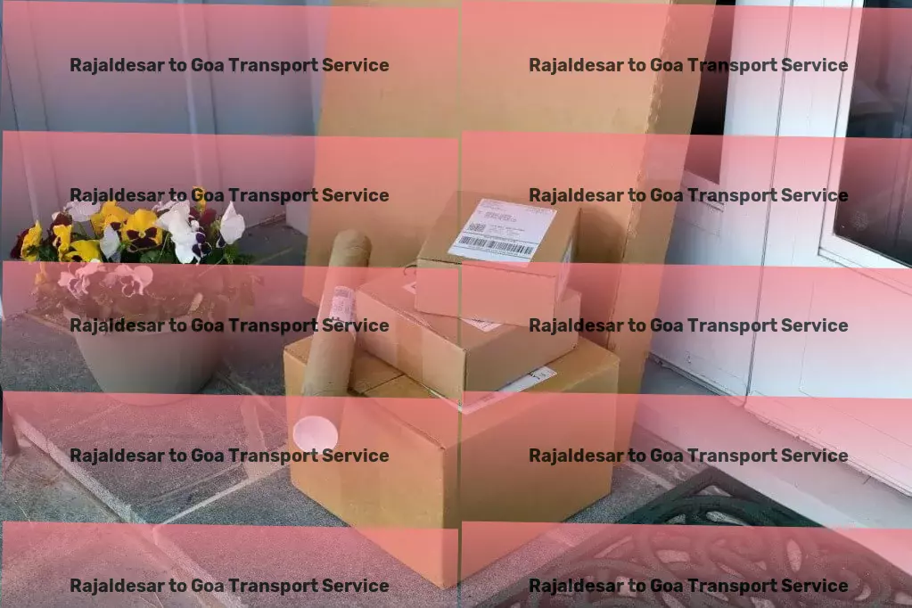 Rajaldesar to Goa Transport Urban freight forwarding