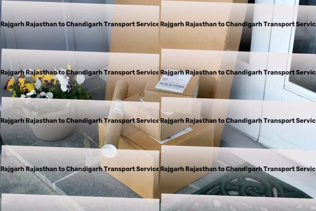 Rajgarh Rajasthan to Chandigarh Transport Industrial goods forwarding