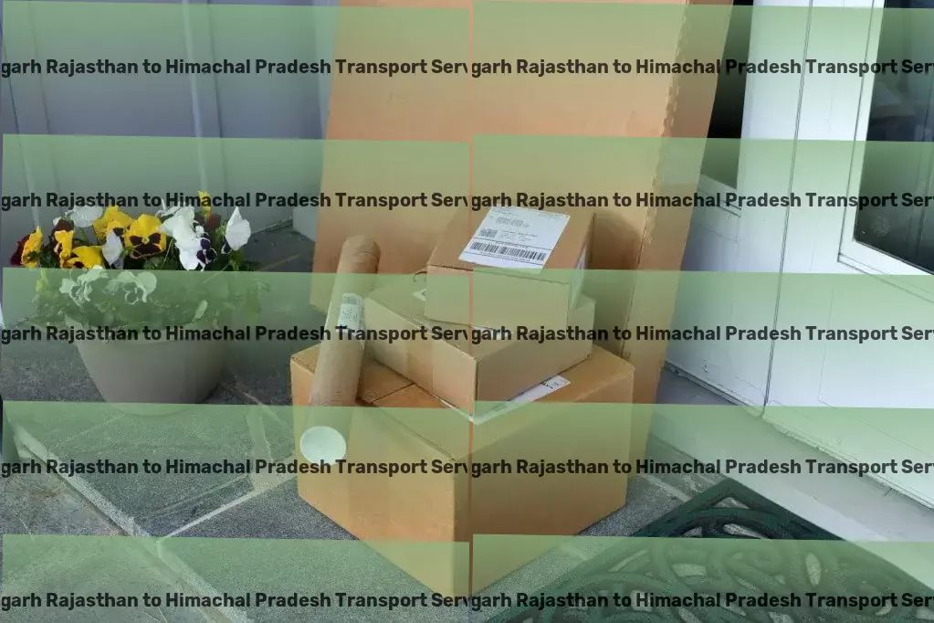 Rajgarh Rajasthan to Himachal Pradesh Transport Full-scale cargo delivery