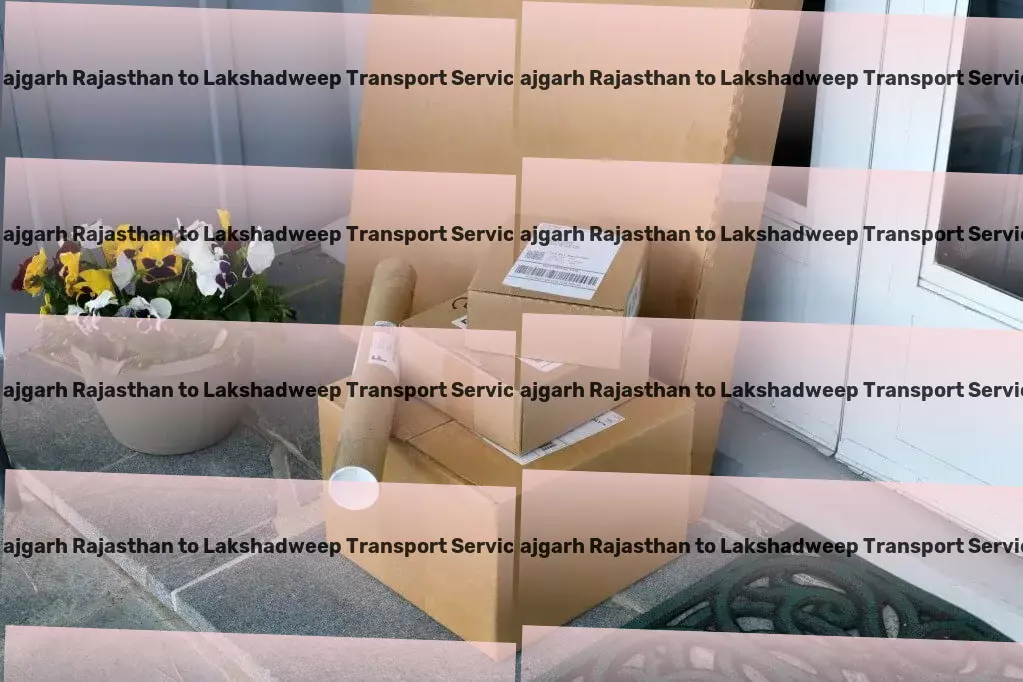 Rajgarh Rajasthan to Lakshadweep Transport Urban freight services