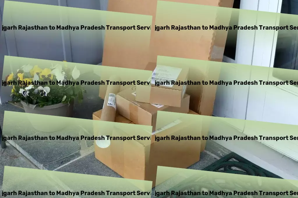 Rajgarh Rajasthan to Madhya Pradesh Transport The gold standard in reliable transport solutions. - Advanced transport logistics