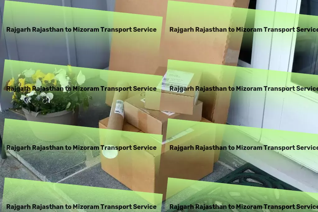 Rajgarh Rajasthan to Mizoram Transport Integrated goods forwarding