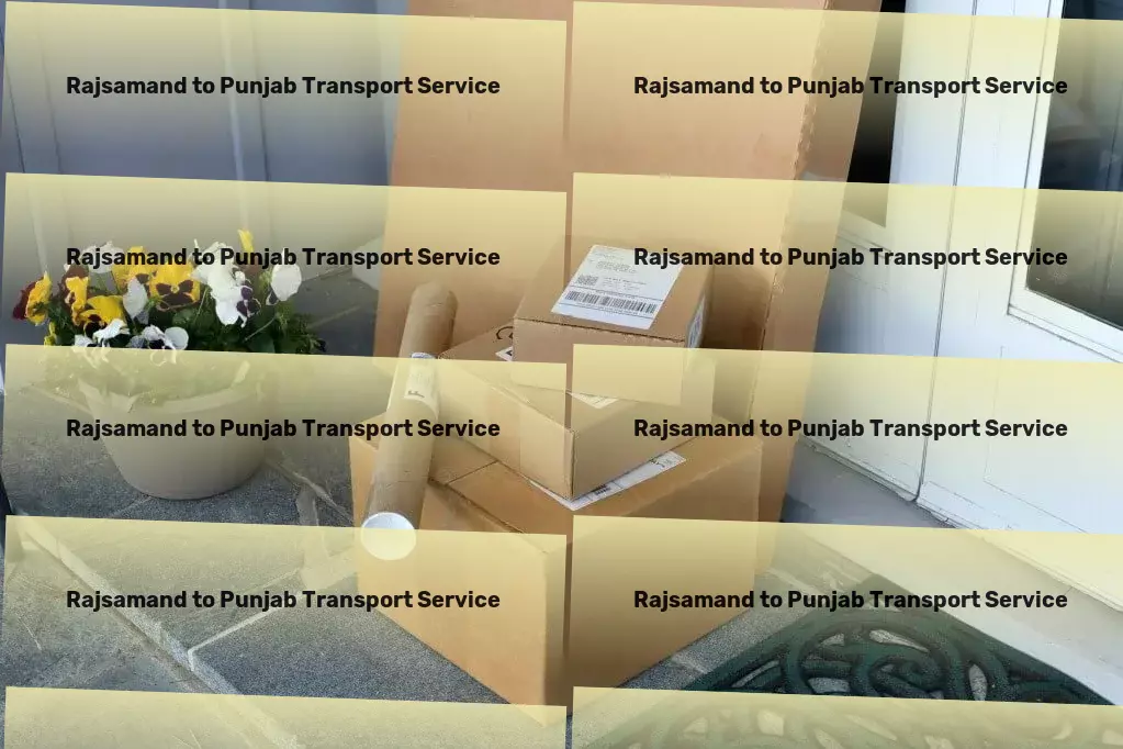 Rajsamand to Punjab Transport Advanced courier services